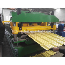 China Hersteller Farbe glasiert Stahl Dachziegel Roll Forming Machine, Bedachung Fliesen Blatt Making Machine